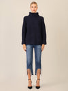 APART Oversized Pullover mit Rollkragen | nachtblau