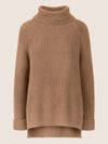 APART Oversized Pullover mit Rollkragen | camel