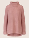APART Oversized Pullover mit Rollkragen | mauve