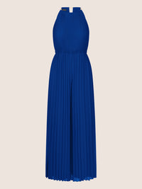APART Plisseeoverall im Neckholder-Stil | royalblau