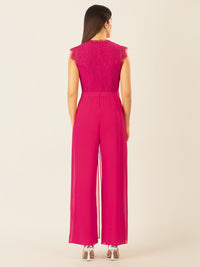 APART Overall mit Spitzenoberteil und aus hochwertigem Material | pink