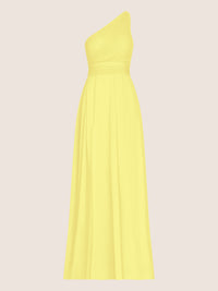 APART Abendkleid mit Plissee-Drapierung vorne und Smoke-Einsatz hinten | vanilla