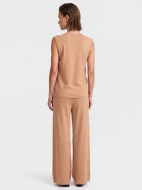 Stricktop mit Kaschmiranteil | camel