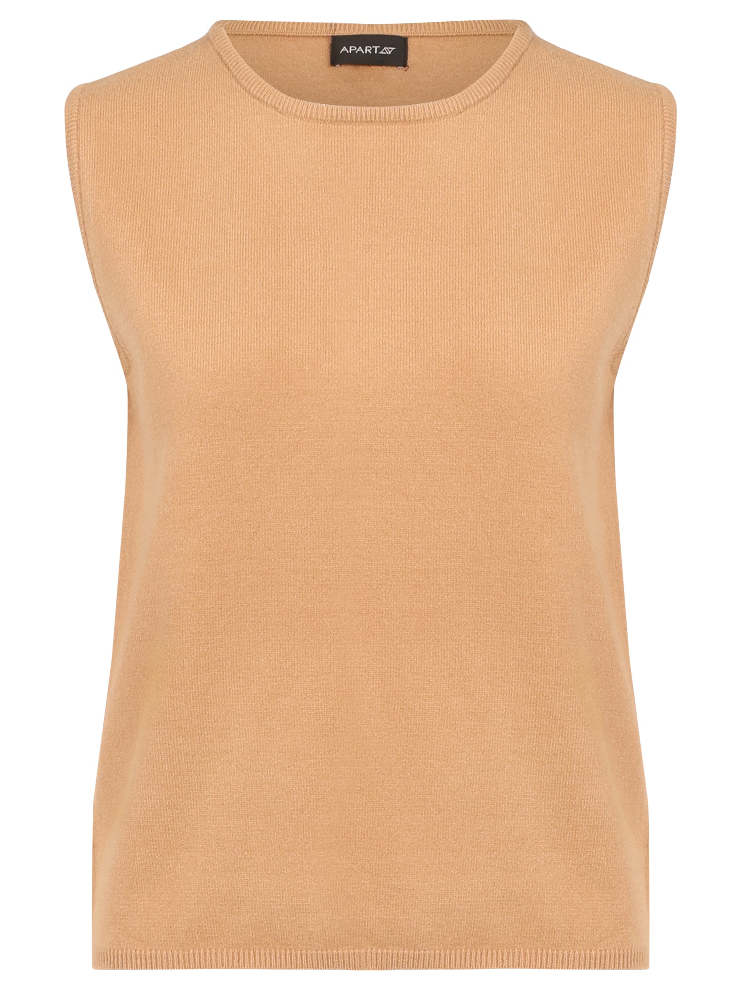 Stricktop mit Kaschmiranteil | camel