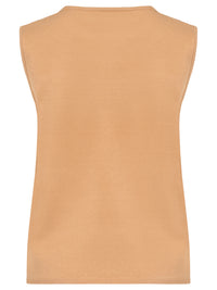 Stricktop mit Kaschmiranteil | camel