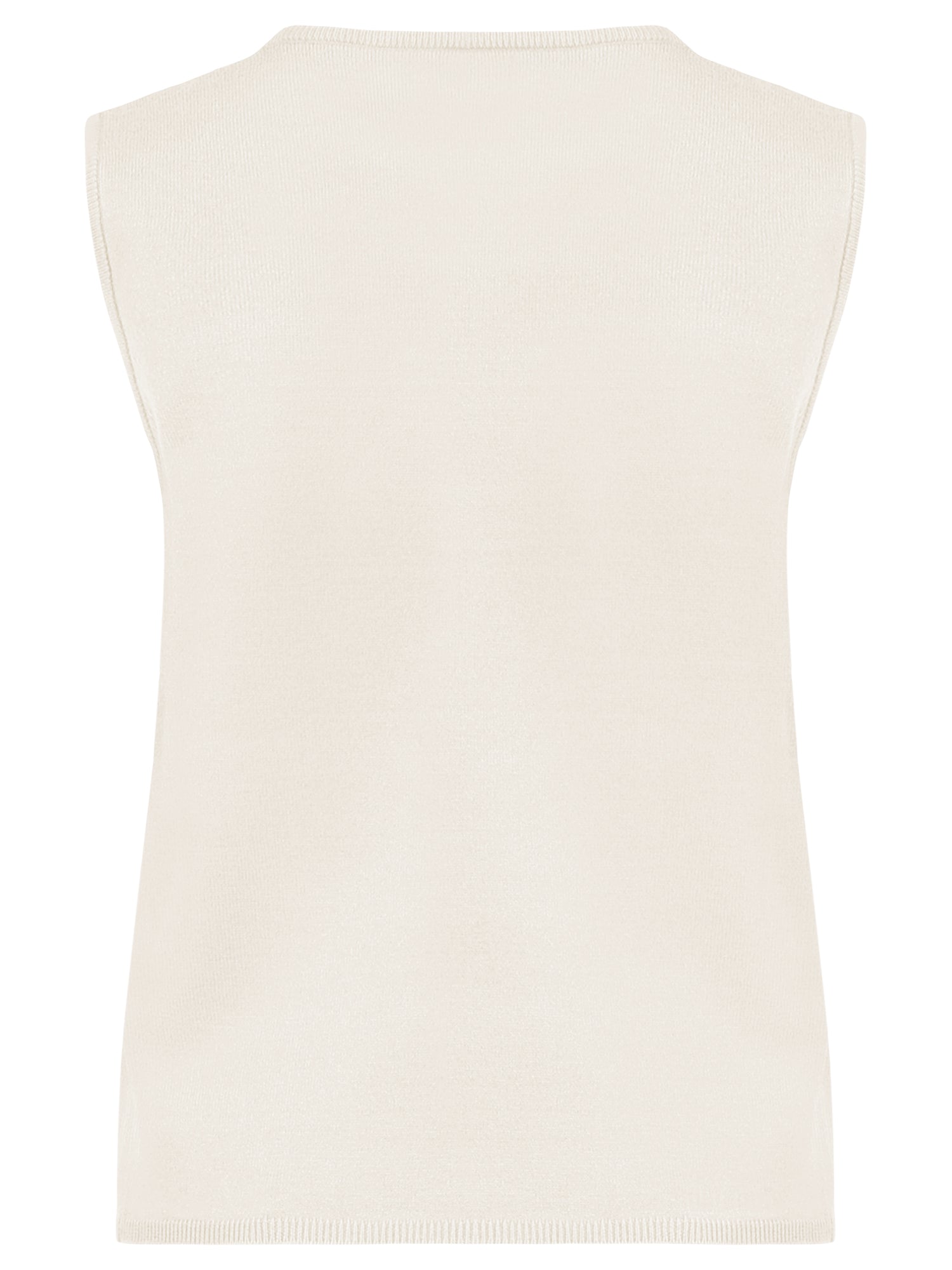 Stricktop mit Kaschmiranteil | champagner