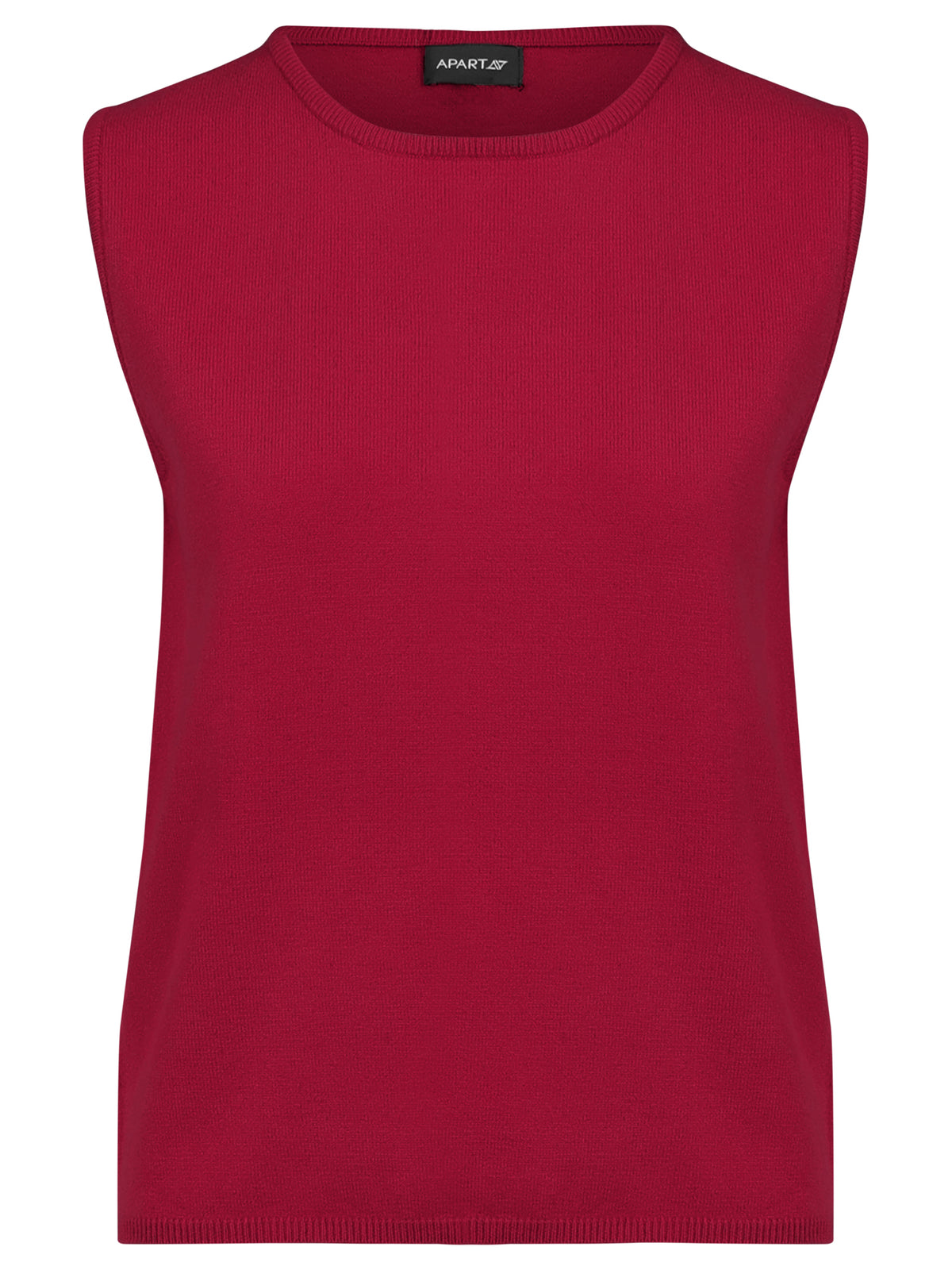 Stricktop mit Kaschmiranteil | rot