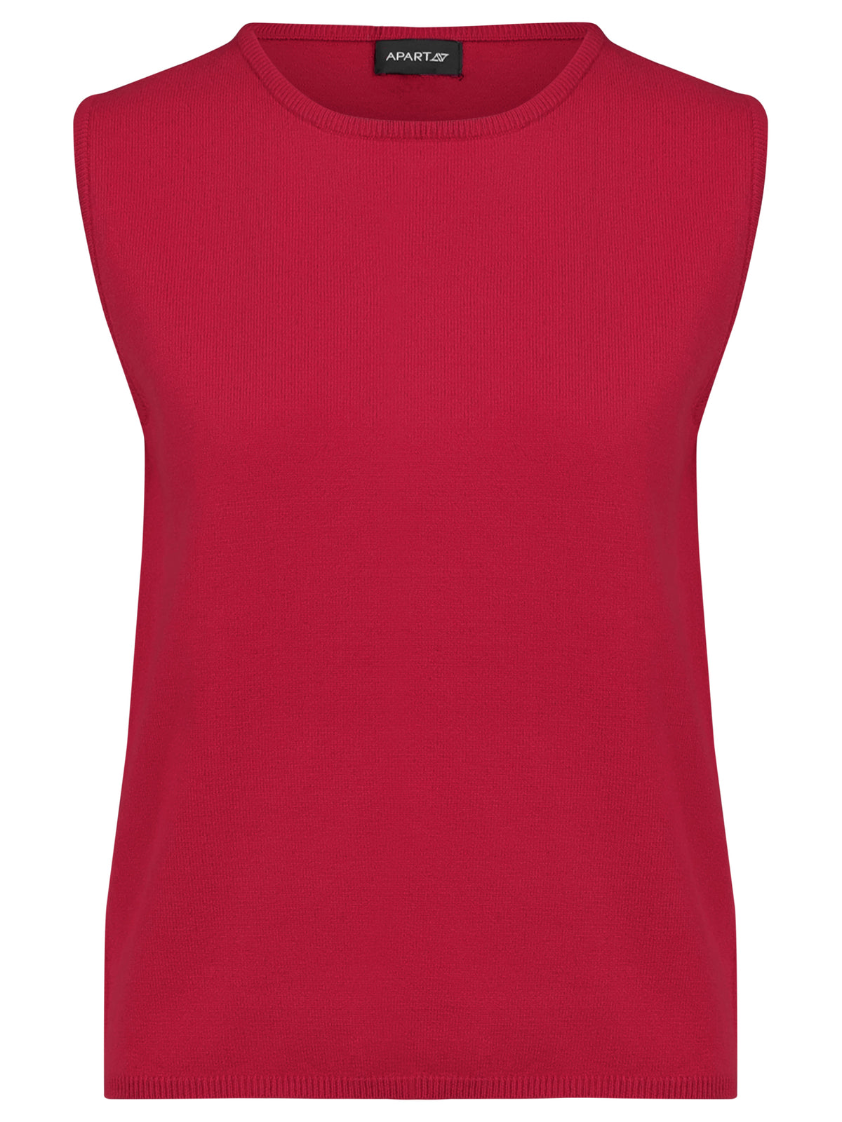 Stricktop mit Kaschmiranteil | rot