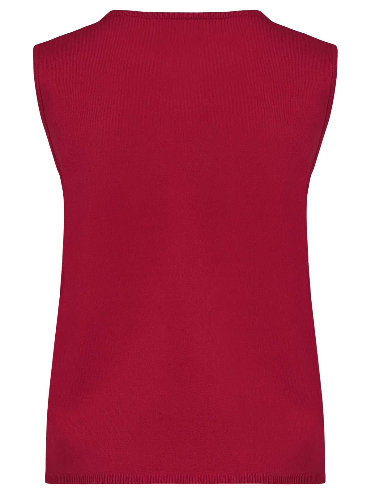 Stricktop mit Kaschmiranteil | rot
