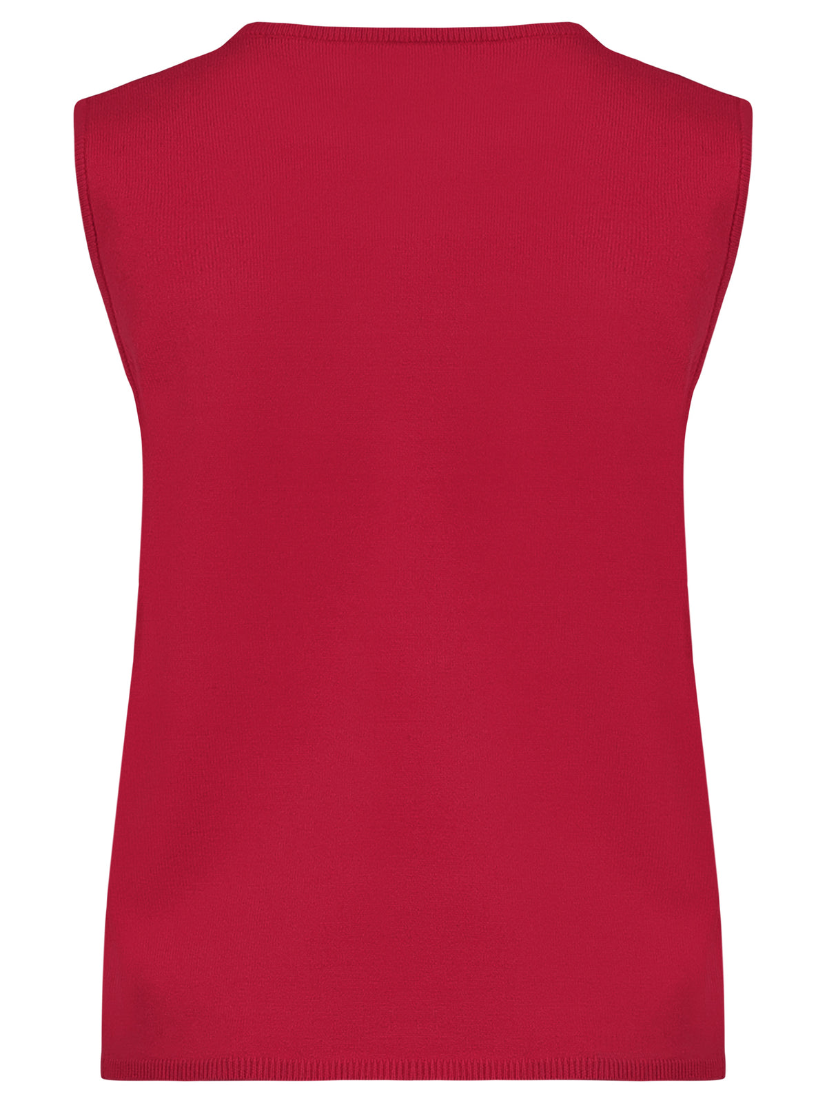 Stricktop mit Kaschmiranteil | rot