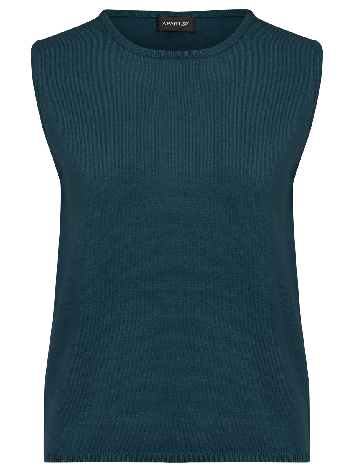 Stricktop mit Kaschmiranteil | petrol