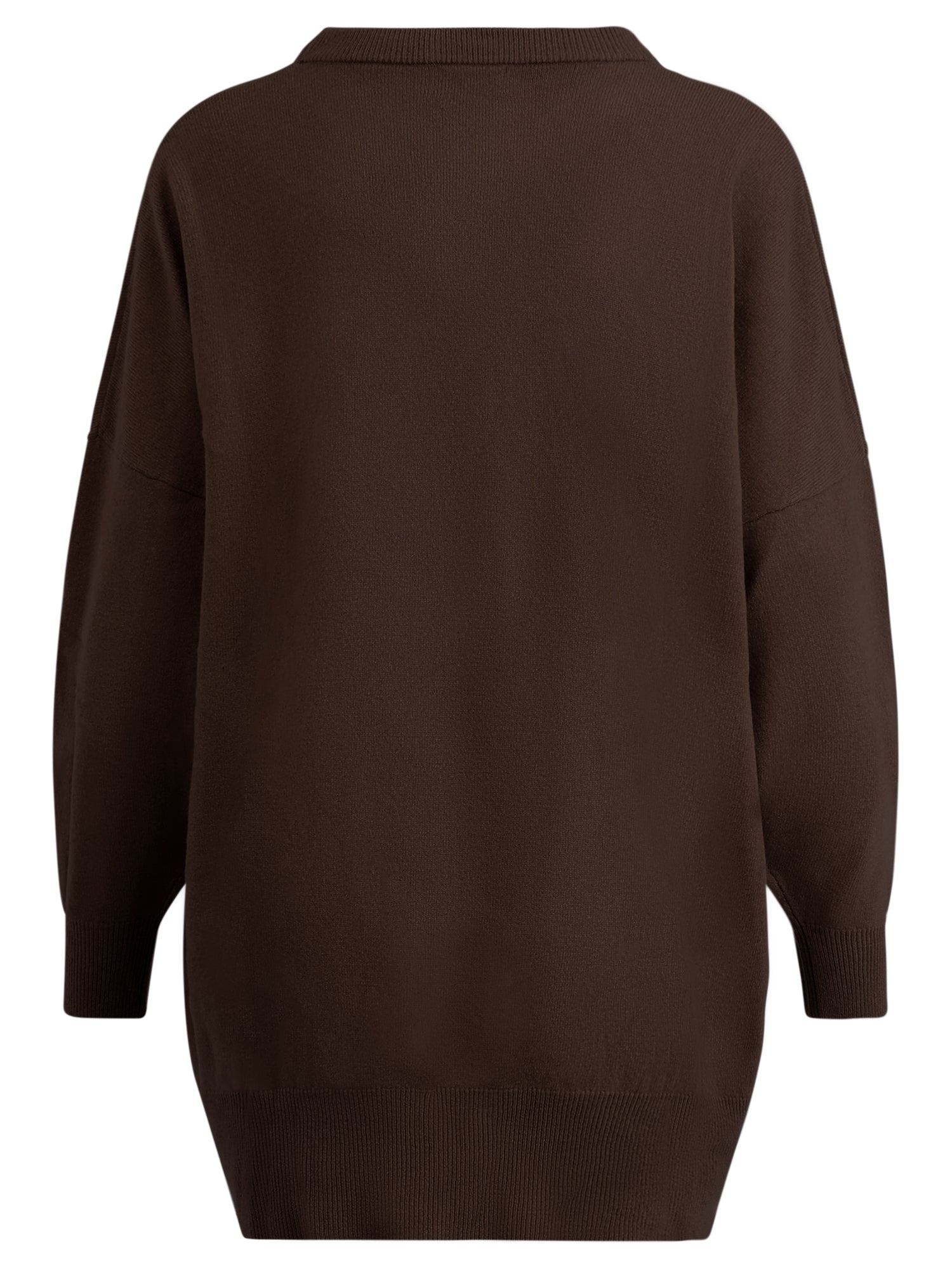 Oversized Pullover aus reiner Merinowolle | braun