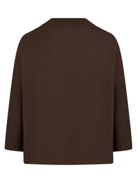 Milano-Strickpullover in Cape-Optik | braun