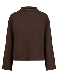 Oversized Pullover mit Kaschmiranteil | braun