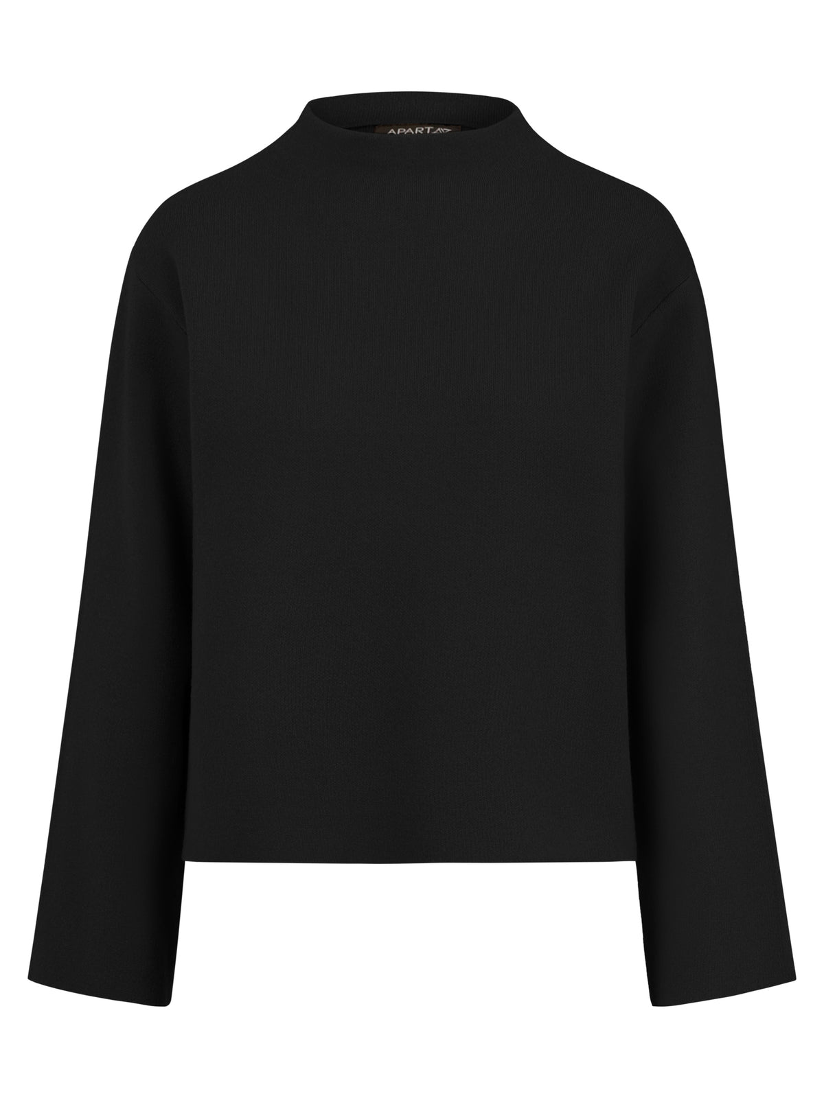 Oversized Pullover mit Kaschmiranteil | schwarz