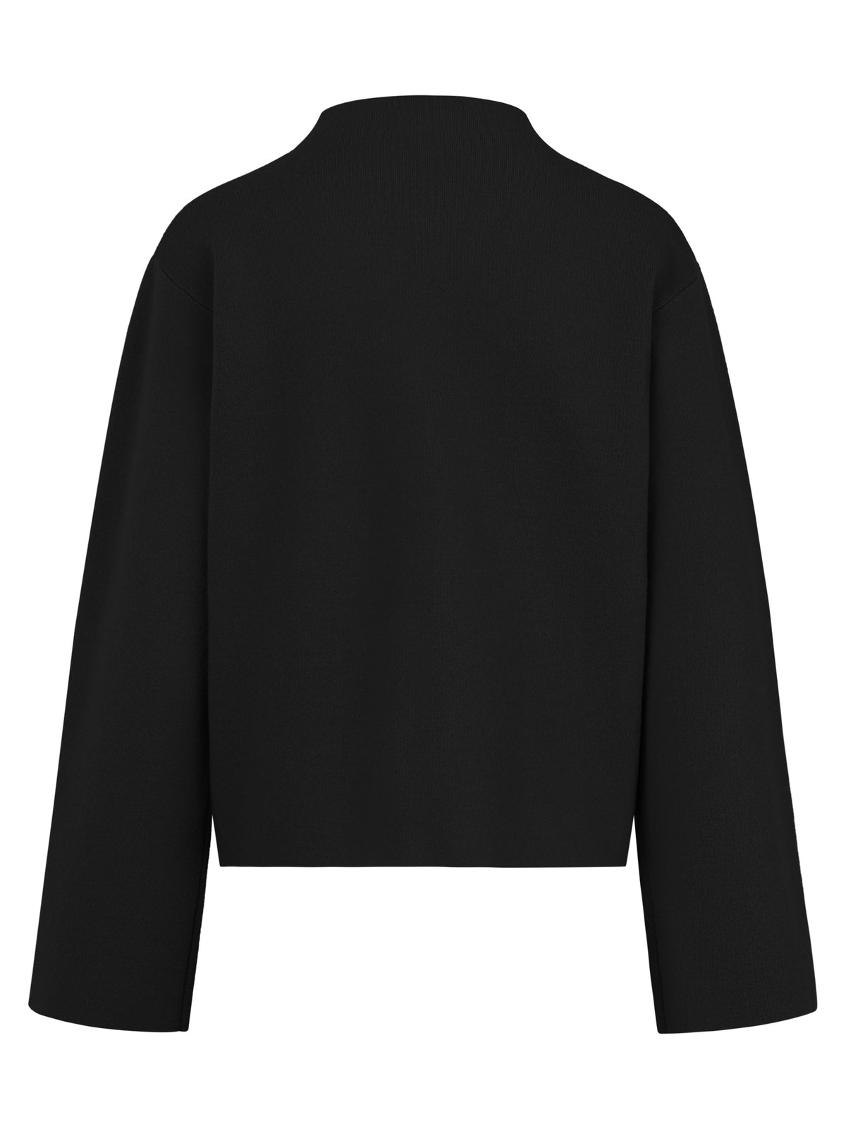 Oversized Pullover mit Kaschmiranteil | schwarz