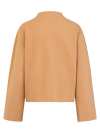 Oversized Pullover mit Kaschmiranteil | camel