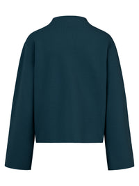 Oversized Pullover mit Kaschmiranteil | petrol