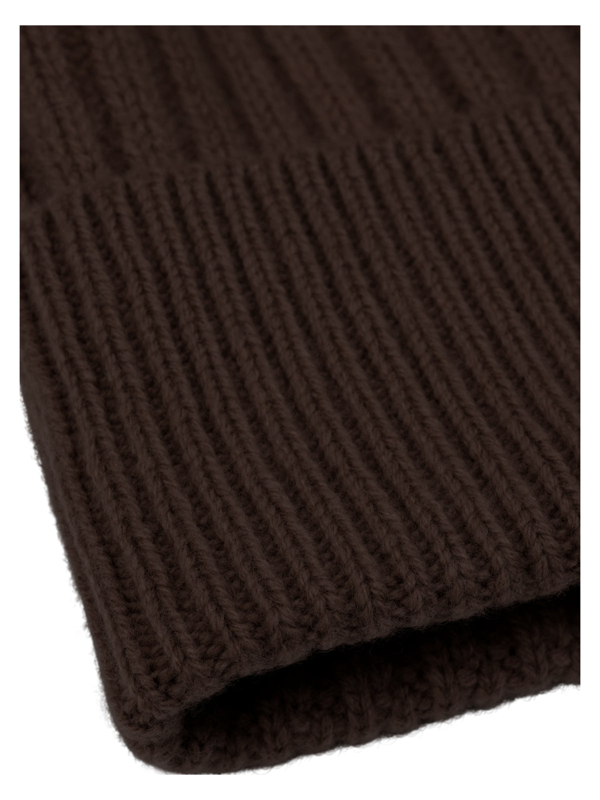 Strickmütze aus reiner Merinowolle | braun