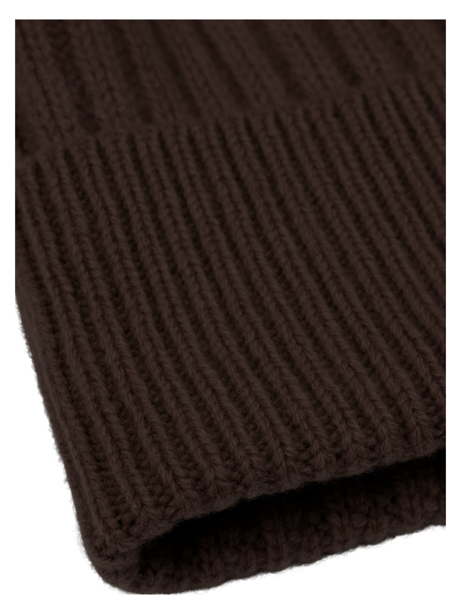 Strickmütze aus reiner Merinowolle | braun