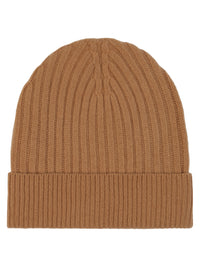 Strickmütze aus reiner Merinowolle | camel
