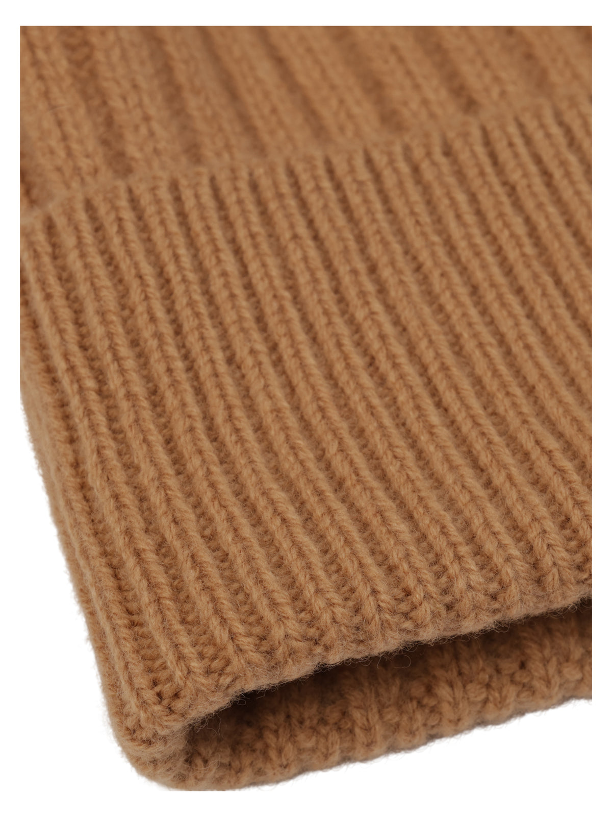 Strickmütze aus reiner Merinowolle | camel