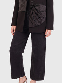 5-Pocket Jeans im Barrel Fit | schwarz