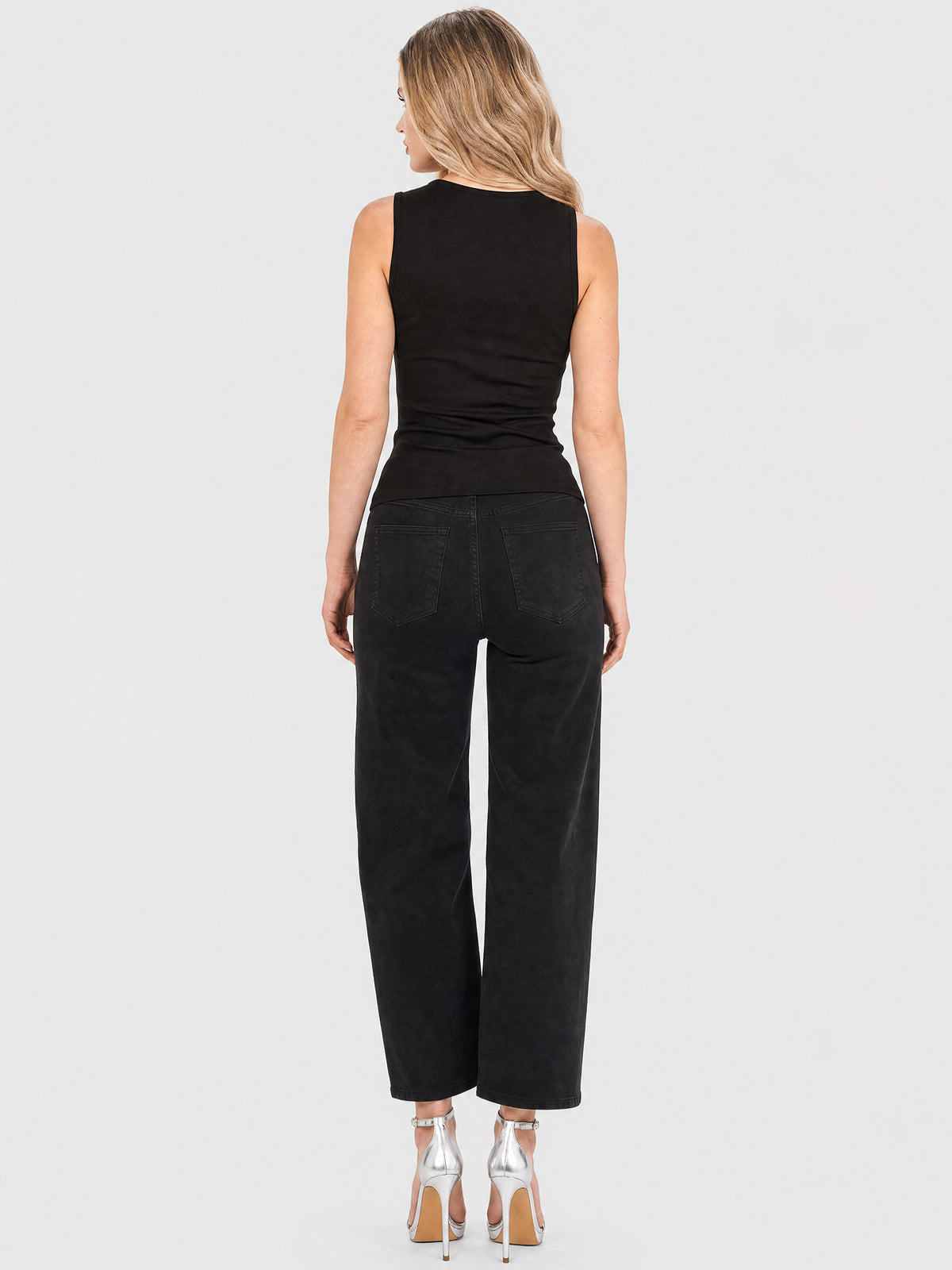 5-Pocket Jeans im Barrel Fit | schwarz