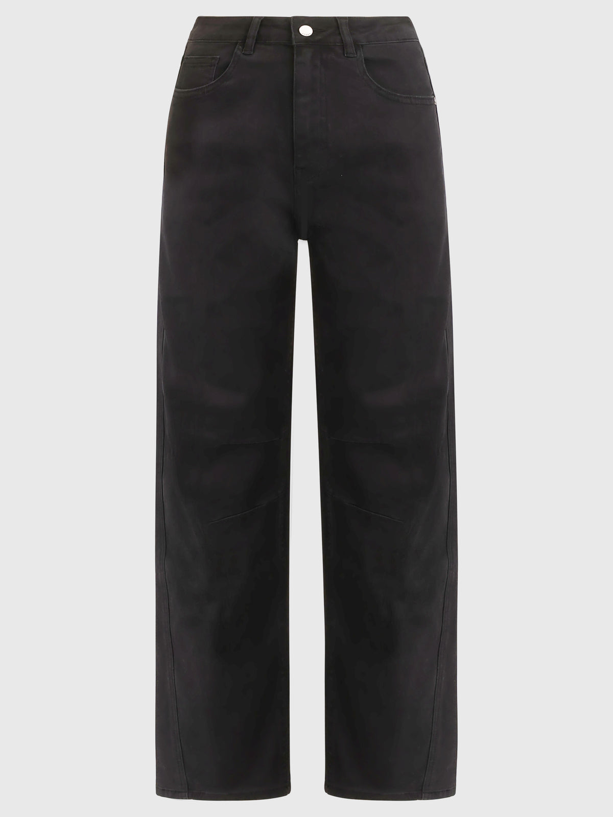 5-Pocket Jeans im Barrel Fit | schwarz
