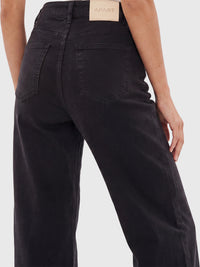 5-Pocket Jeans im Barrel Fit | schwarz