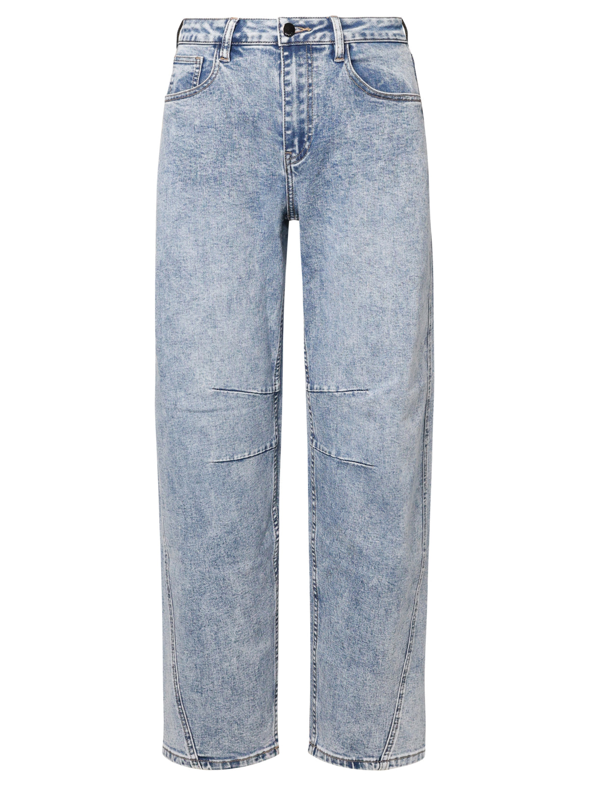 Barrel Jeans | blau acid wash