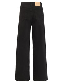 Jeans mit Kristallsteinen | schwarz