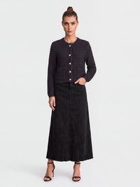 Jeansrock | schwarz
