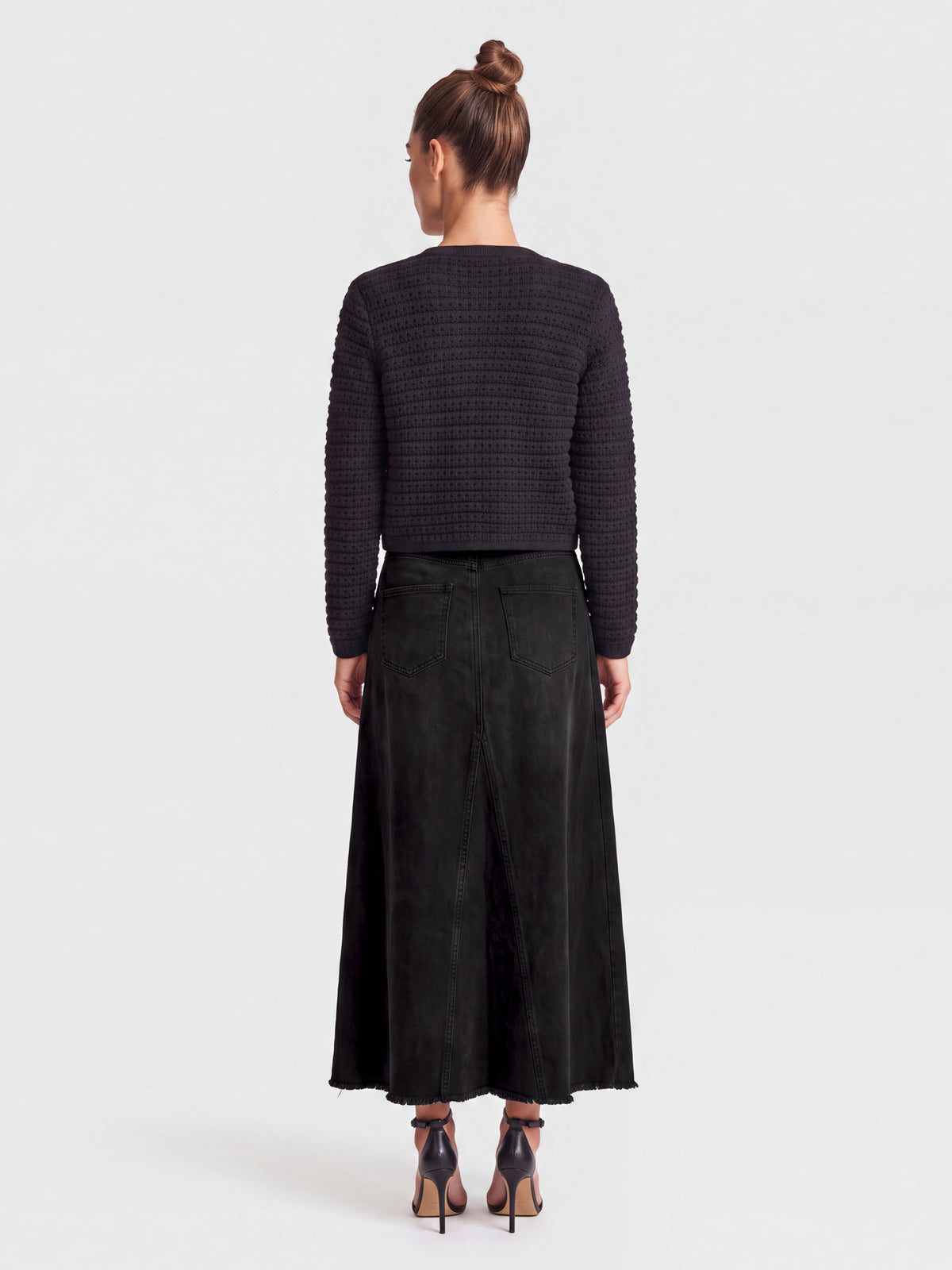 Jeansrock | schwarz