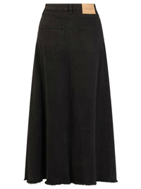 Jeansrock | schwarz