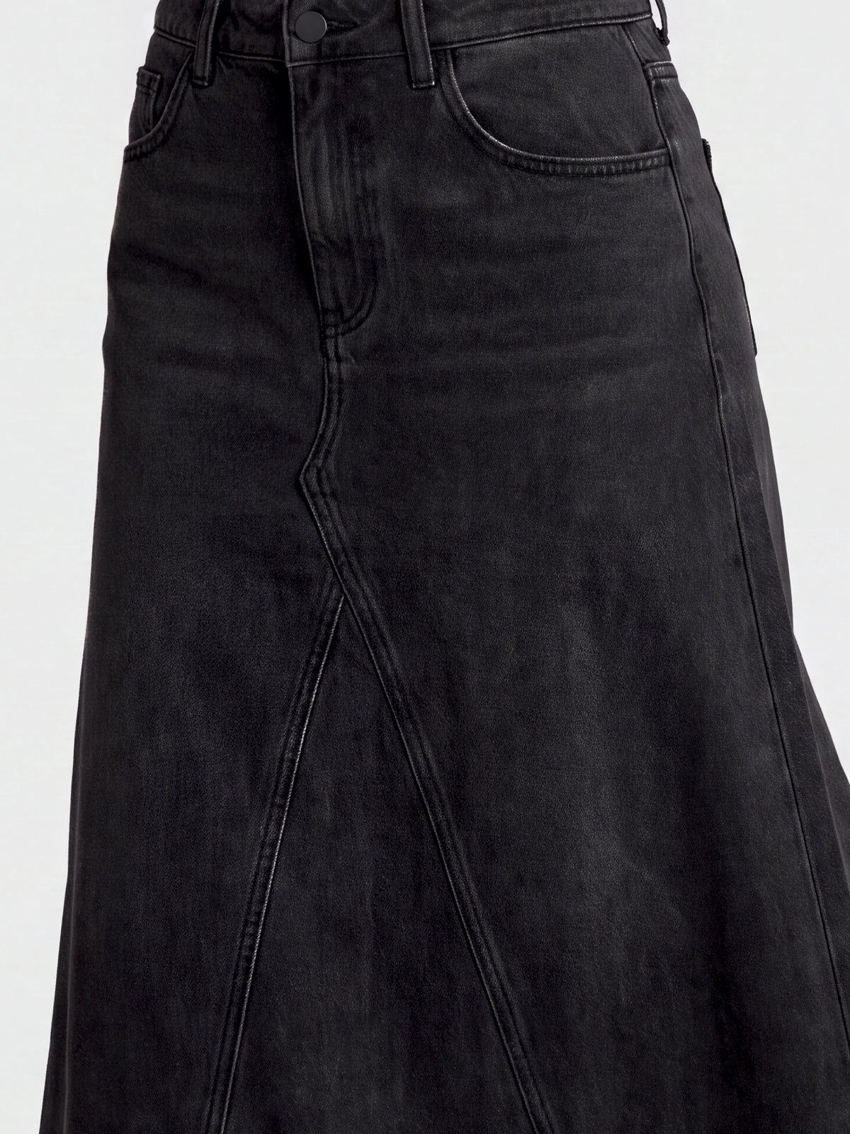 Jeansrock | schwarz
