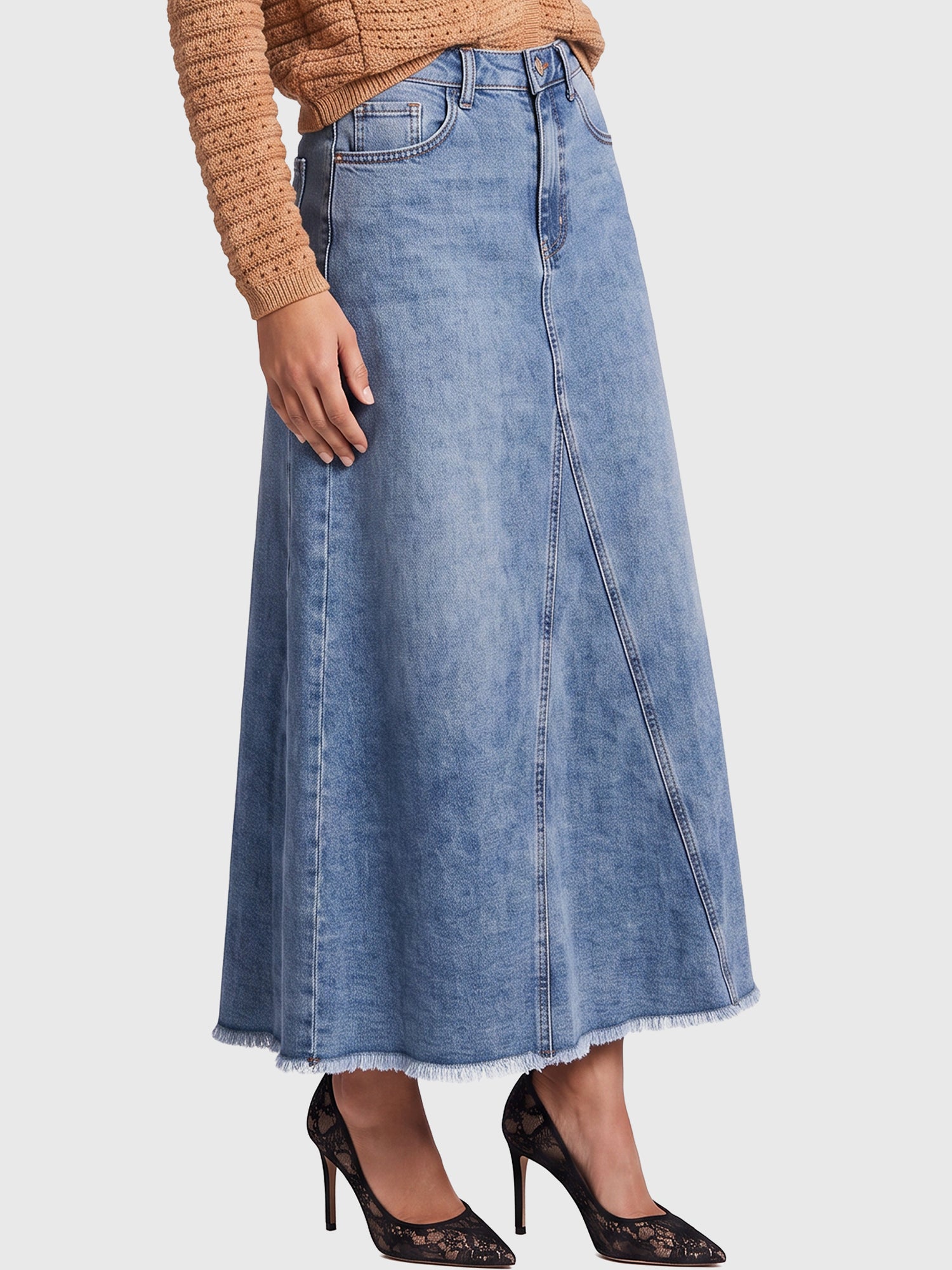 Jeansrock | hellblau