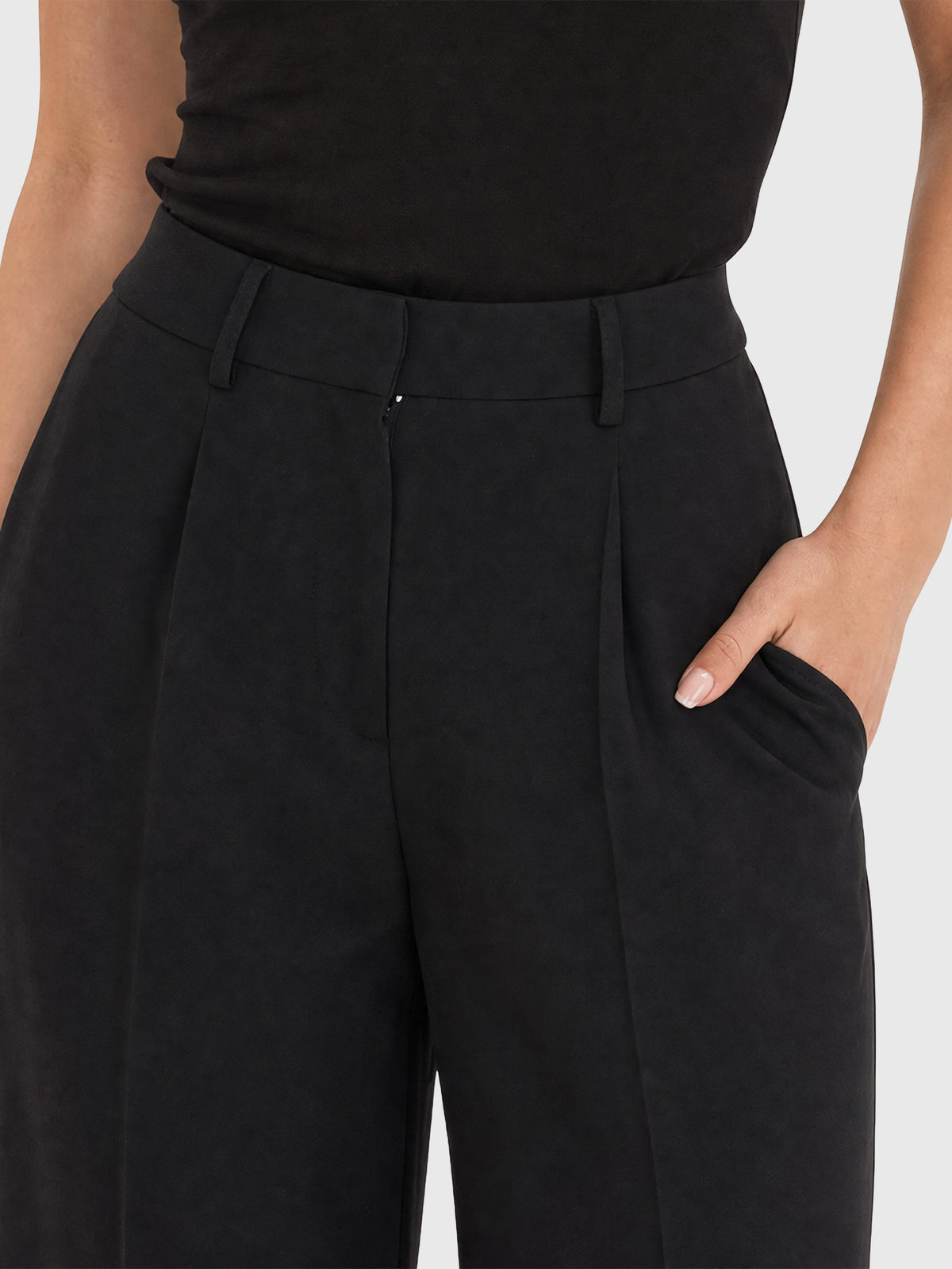 Weite Hose | schwarz