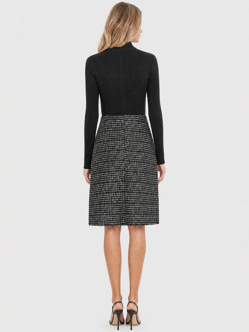 APART Kleid mit Bouclérock | schwarz image 1