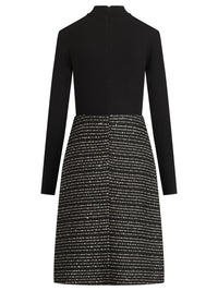 APART Kleid mit Bouclérock | schwarz