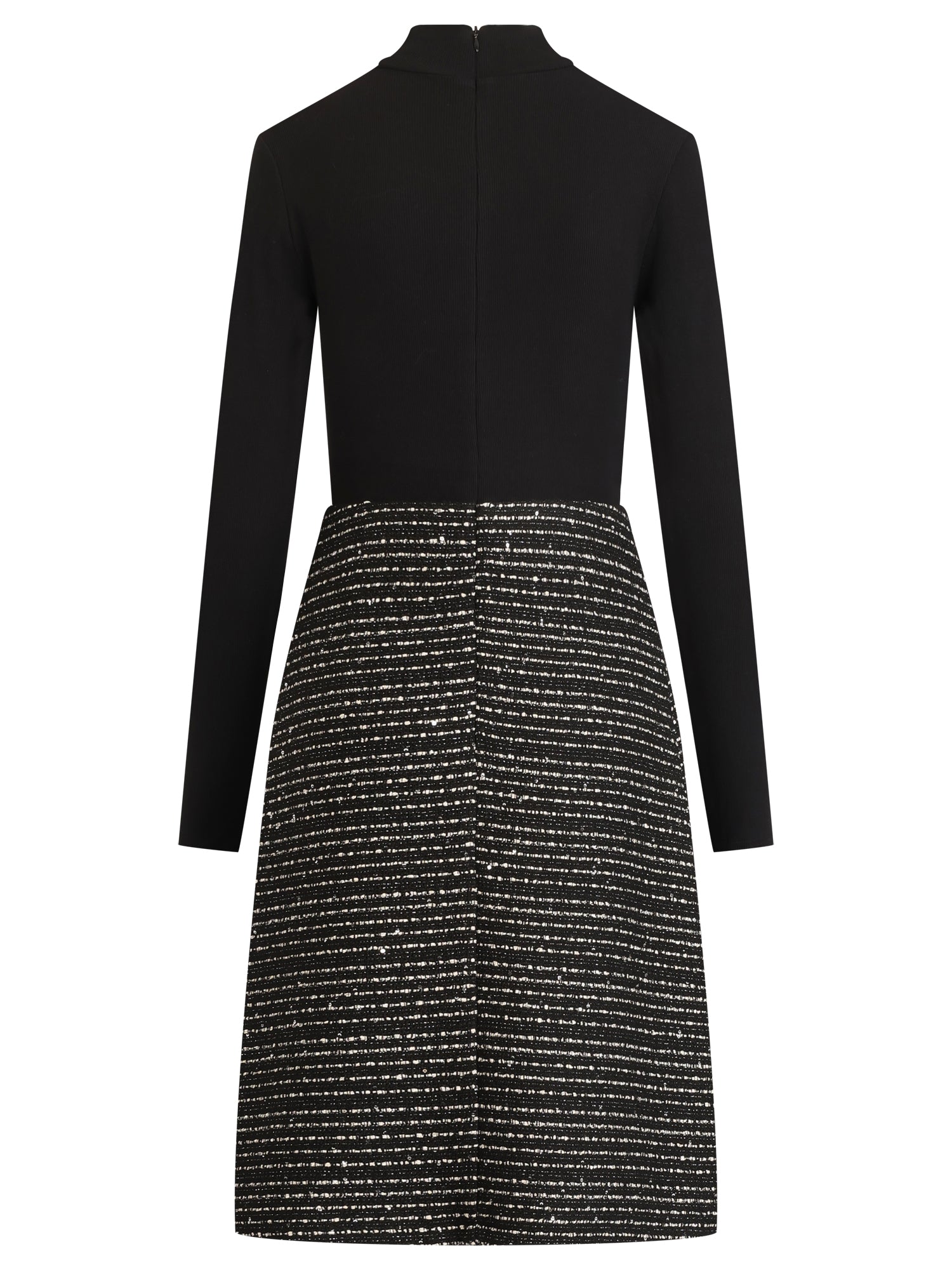 APART Kleid mit Bouclérock | schwarz