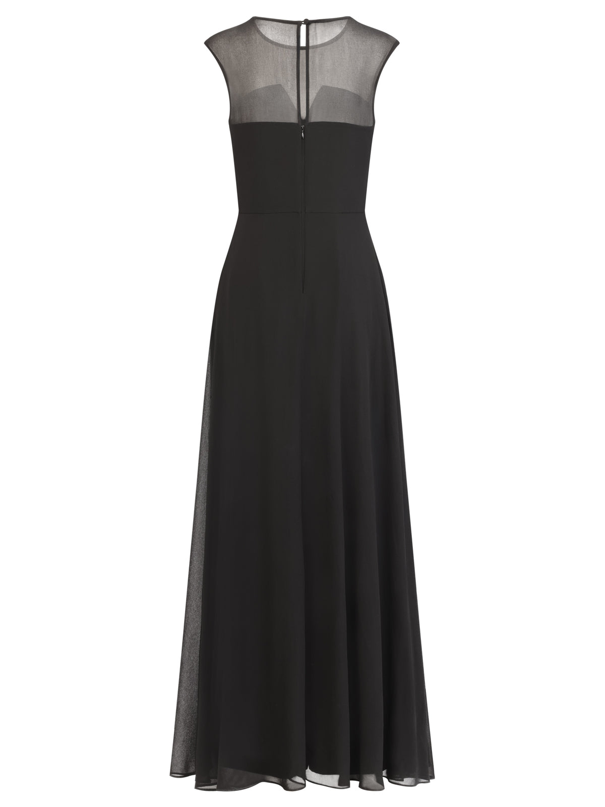 APART Overall mit Chiffon-Cape | schwarz