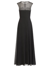 APART Overall mit Chiffon-Cape | schwarz