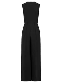 Overall mit Wickel-Optik | schwarz