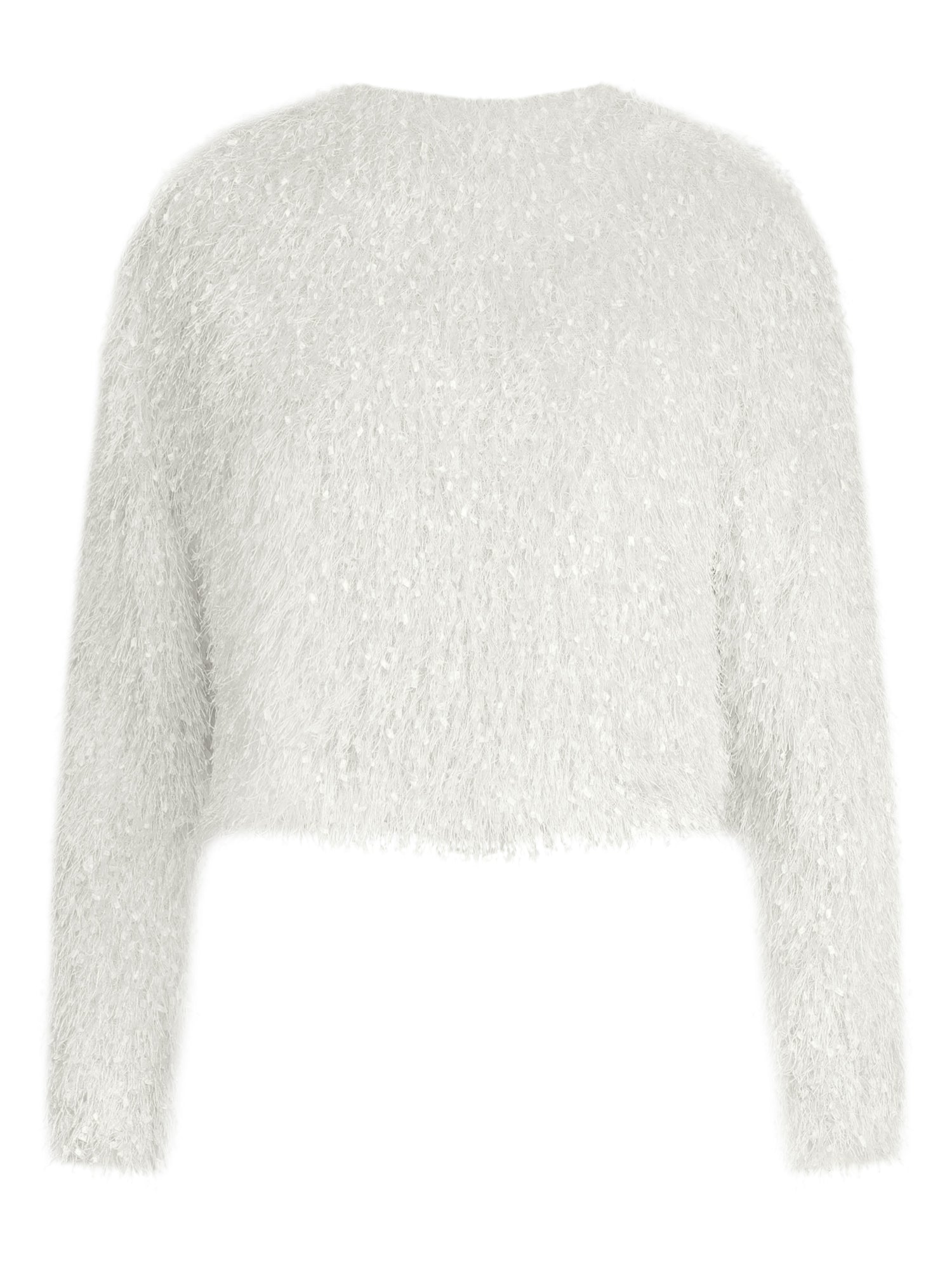 Kurze Fransenjacke mit Fancy Fransen | creme