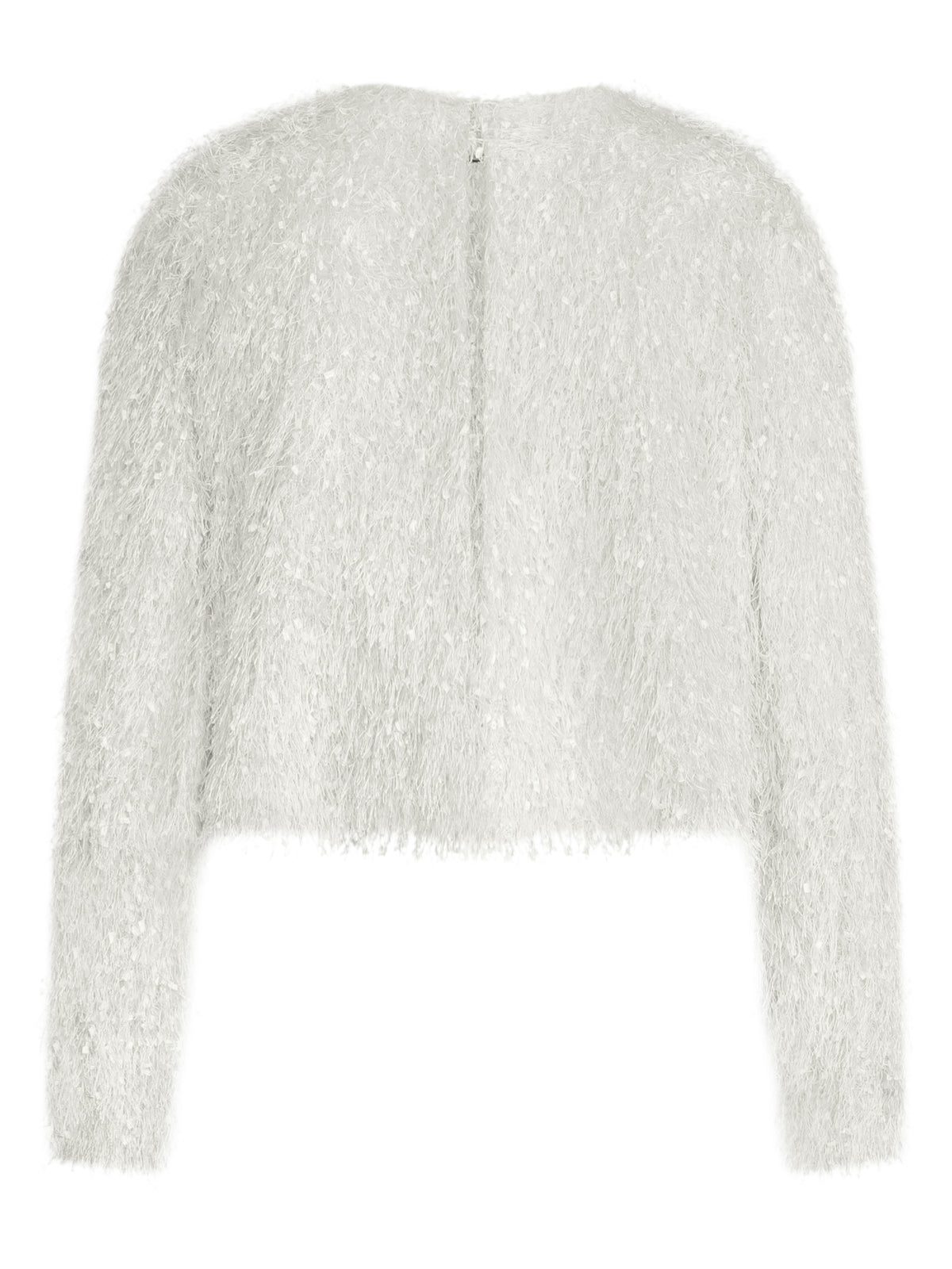 Kurze Fransenjacke mit Fancy Fransen | creme