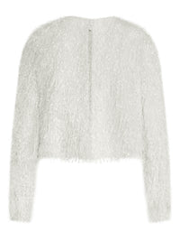Kurze Fransenjacke mit Fancy Fransen | creme