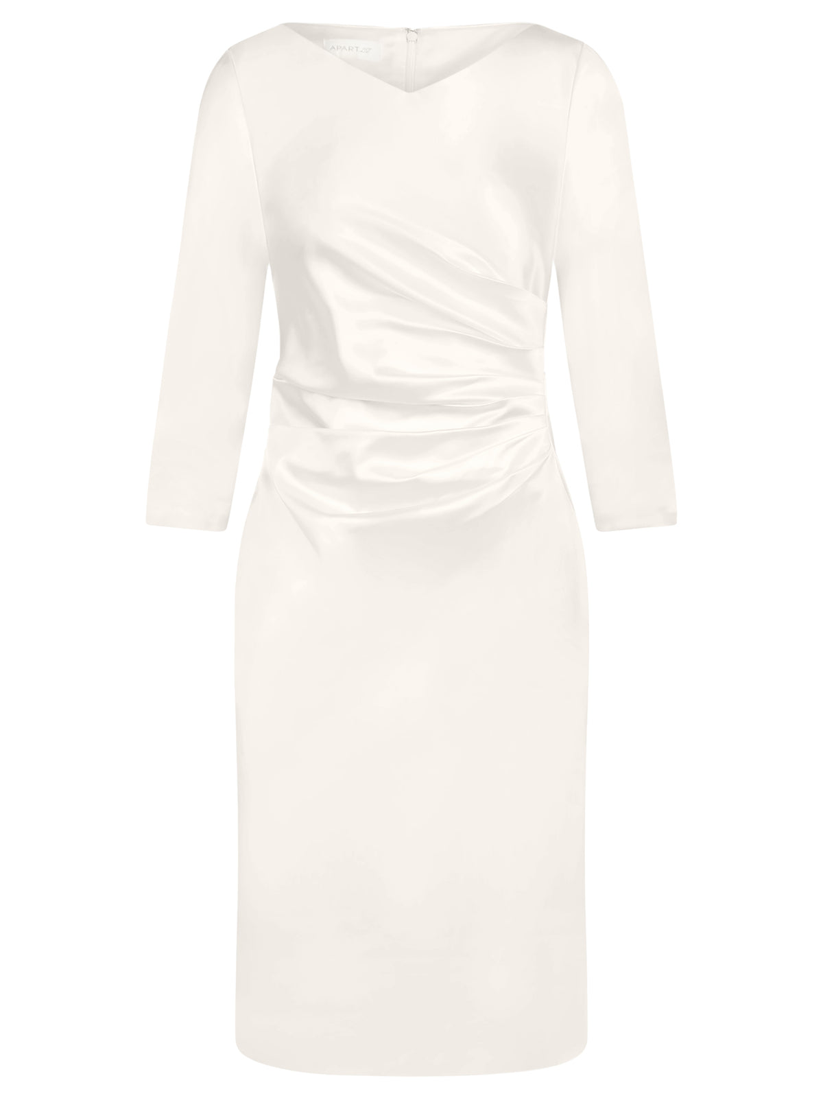 APART Hochzeitskleid aus elastischem Satin | creme