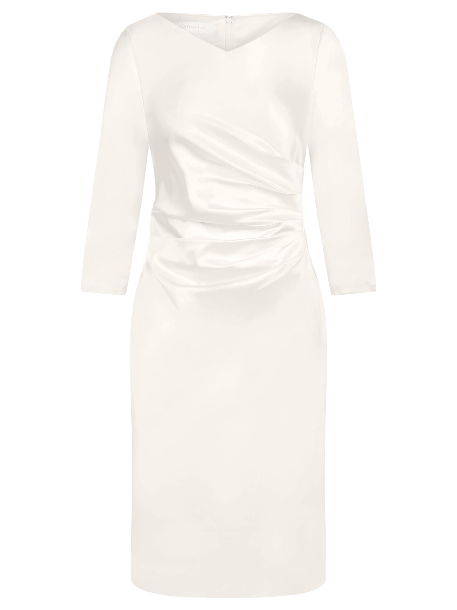 APART Hochzeitskleid aus elastischem Satin | creme